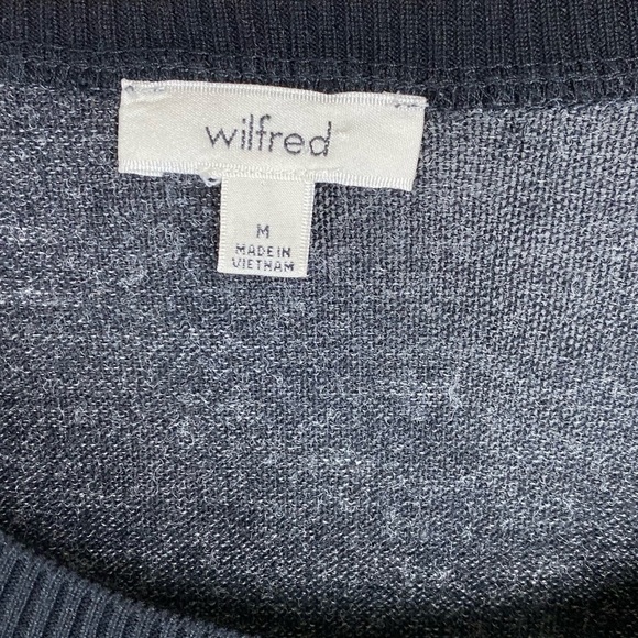 Aritzia Wilfred Scoop Neck Pullover Grey Size M - Picture 3 of 4